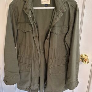 Universal Thread Green Utility Jacket Relaxed Fit